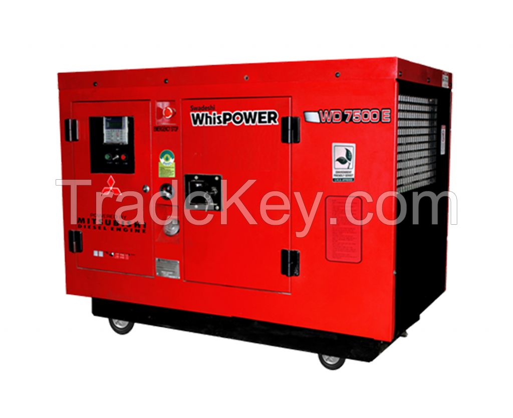 Mitsubishi 7.5 KVA Diesel Portable Generator (WD7500E)