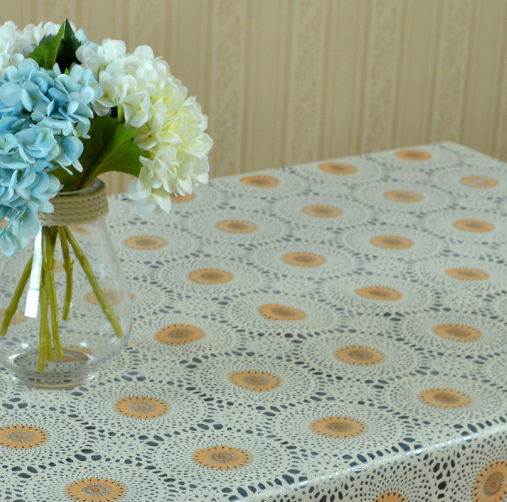 Easy wipe lace tablecloth for home decorations 