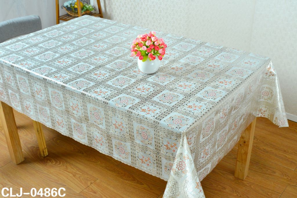 PVC lace table cloth china home used white table cloths for wedding party
