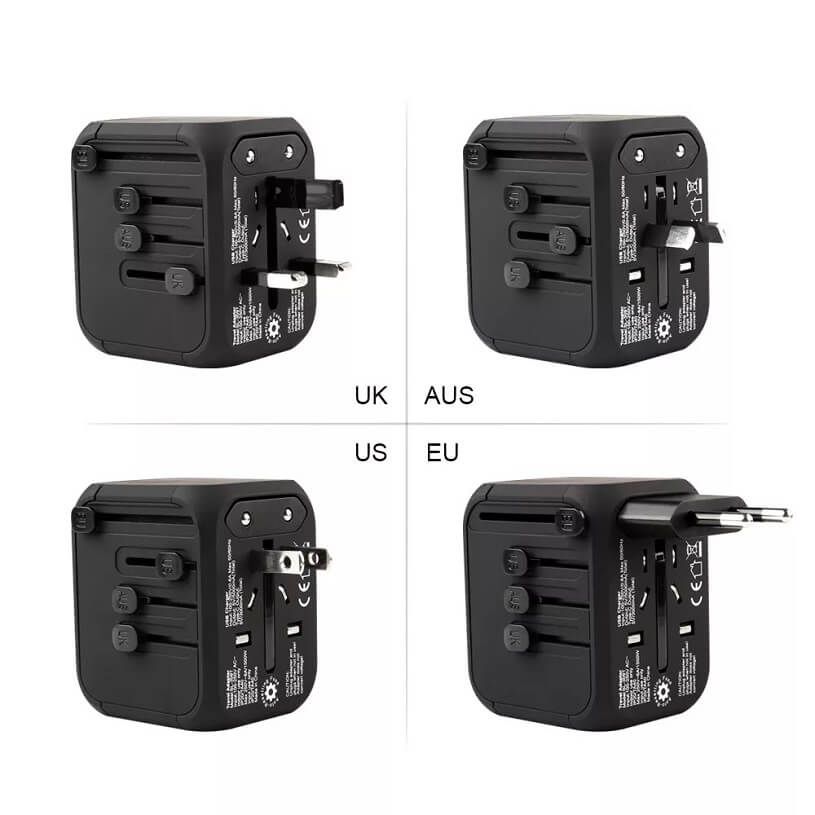 Hot Sale Universal Travel Adapter All-in-one International Power Adapter with 5A type-c 4USB universal travel adaptor