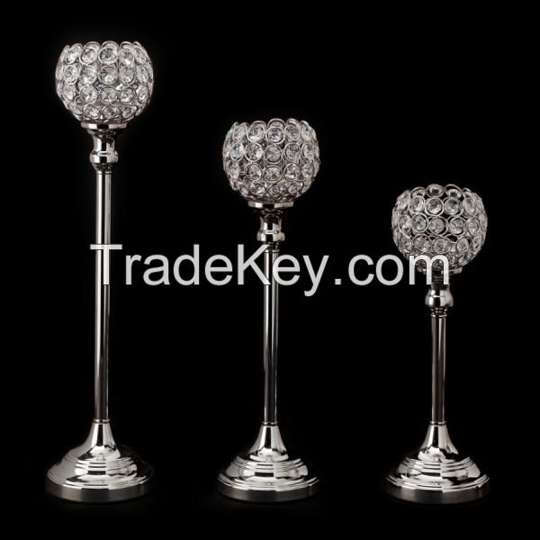  Crystal Candle Holders