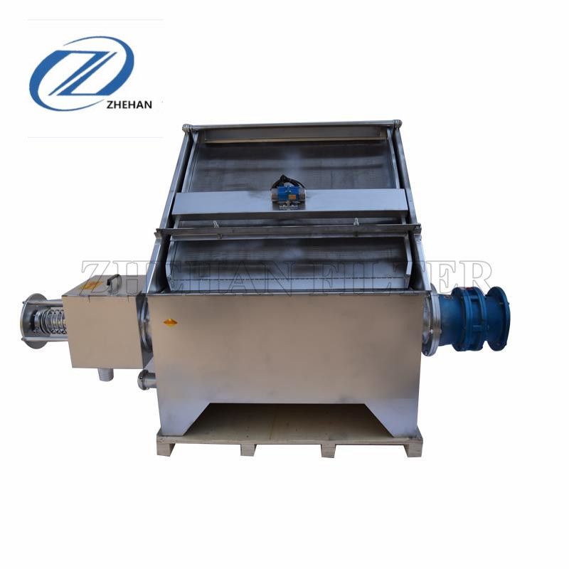 cow dung dewatering machine solid liquid separator