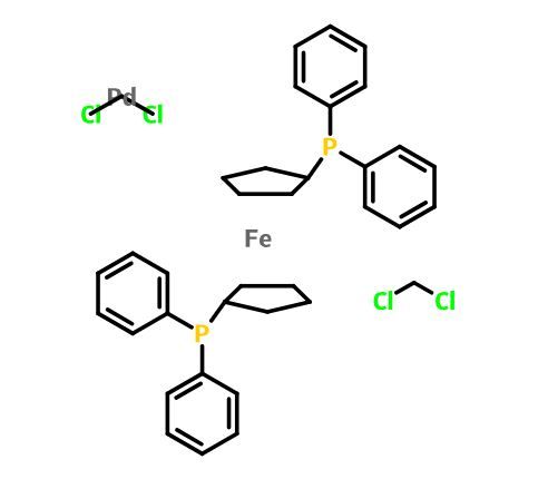 [1,1&#039;-Bis(diphenylphosphino)ferrocene]dichloropalladium(II), complex with dichloromethane