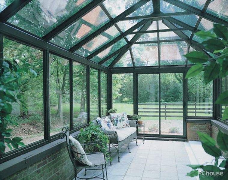 Modern prefab glass winter garden sun house outdoor garden room