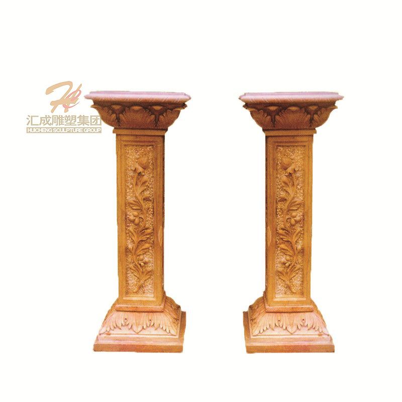 Factory Supply Modern White Marble Column Decorative Pillar