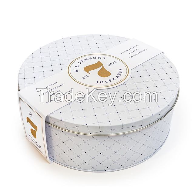 big round tin can large biscuit cookie cake gift metal packaging tin box cookie box tin