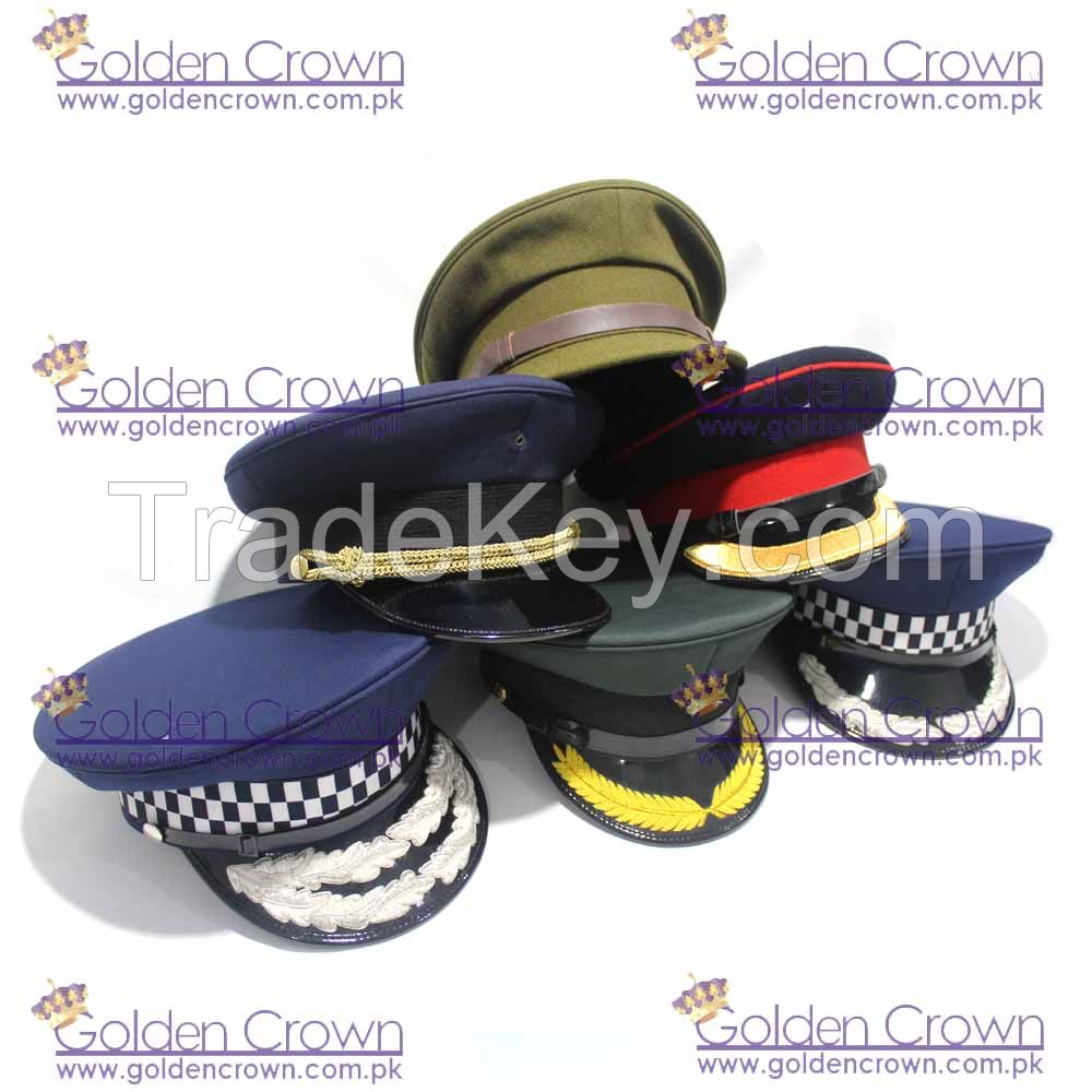 Military Uniform Peak Cap Suppliers And Manufacturer