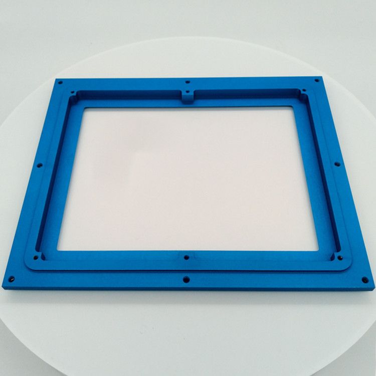 Blue surface finished cnc milled service parts aluminum anodized manufacturing blue anodized CNC aluminum parts 