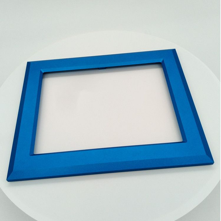 Blue surface finished cnc milled service parts aluminum anodized manufacturing blue anodized CNC aluminum parts 