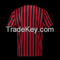 19/20 AC Milan Home Black&amp;Red Soccer Jerseys Shirt(Player Version)