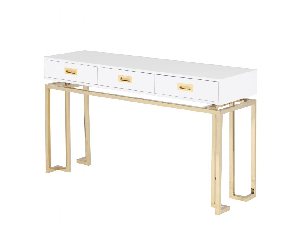 good quality high end stainless steel base console table