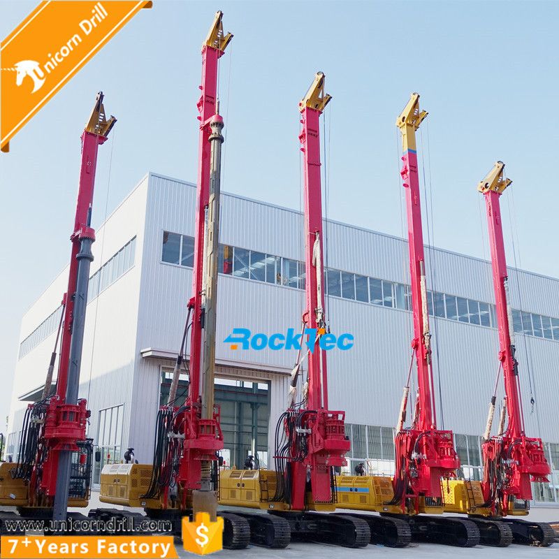 RockTec RT80 Mini Hydraulic Rotary Pile Drilling Rig 