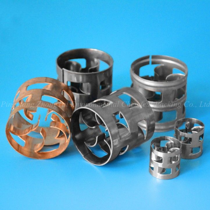 6mm 10mm 16mm 25mm 38mm 50mm 76mm Stainless Steel Metal Pall Ring Tower Packing 