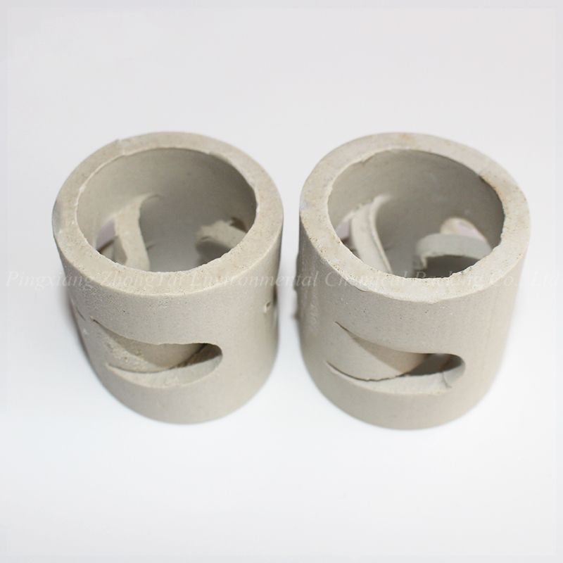 25mm 38mm 50mm 80mm Ceramic Random Packing Ceramic Pall Ring