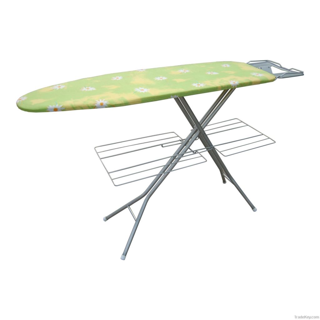 Folding metal mesh top Ironing board