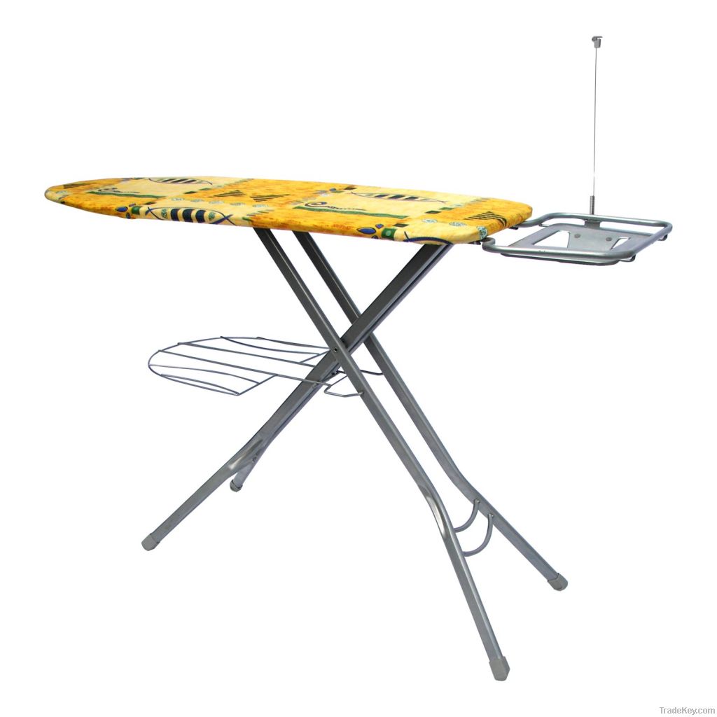 Folding metal mesh top Ironing board