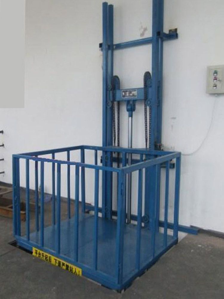 hydraulic wall mounted freight elevator forklift cargo lift pallet elevator with CE approved