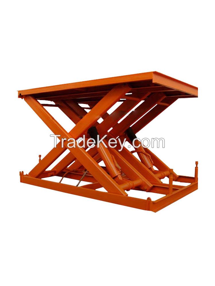 stationary scissor lift for cargo