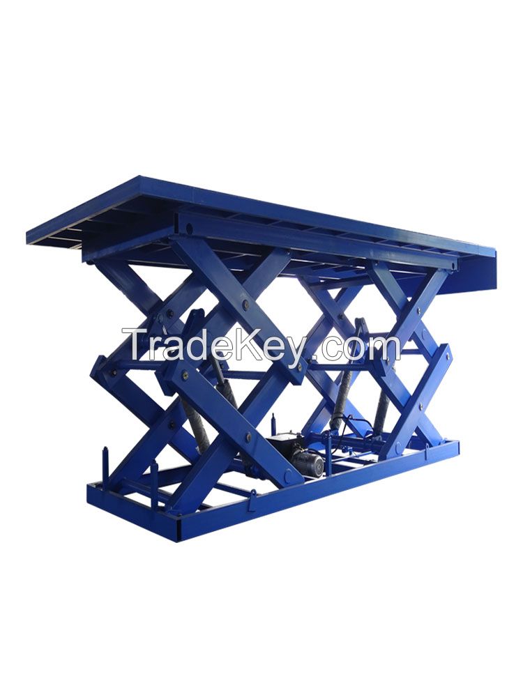 hydraulic scissor lift elevator small cargo lift for warehouse