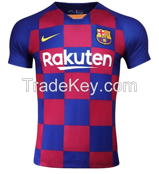 19-20 Barcelona Home Blue&Red Soccer Jerseys