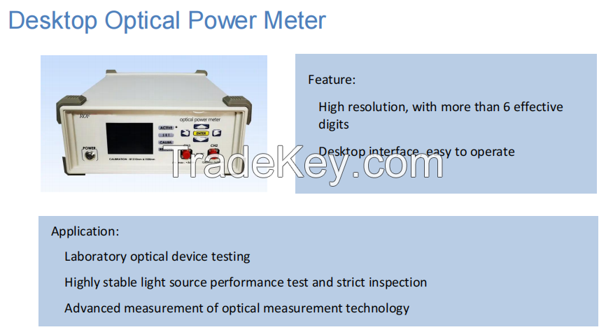 ROF Electro-optic modulator OPM series Desktop optical power meter