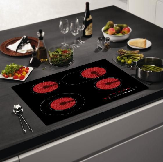 Ceramic cooktop Home kitchen appliance 4 burner built in Cooker Black vitro ceramic hob