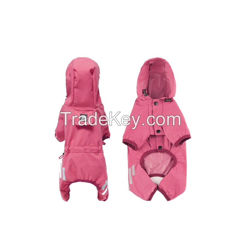 wholesale reflective dog raincoat 