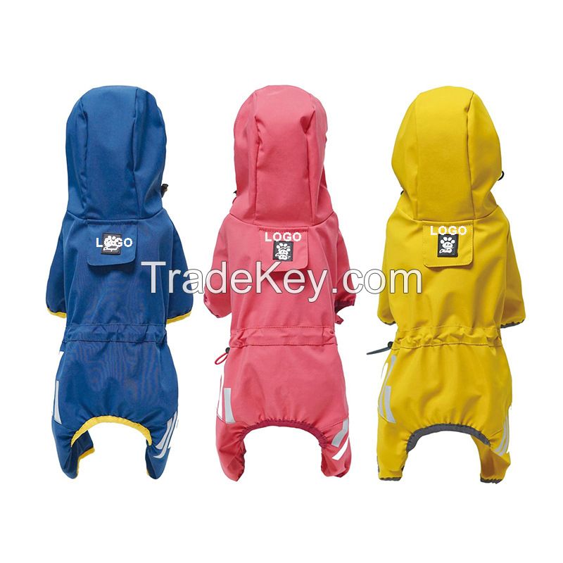 wholesale reflective dog raincoat 