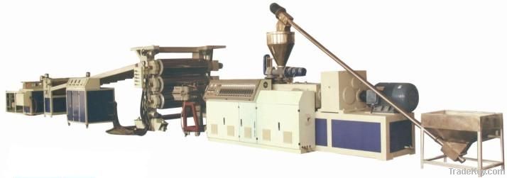 wood plastic composites WPC extrusion line