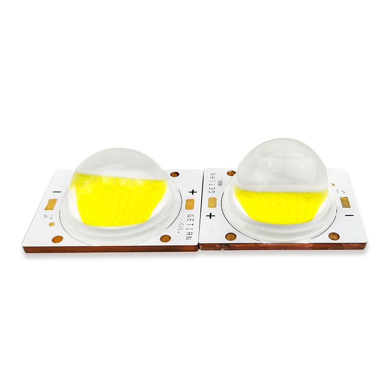 Flip Chip Ceramic Base COB 60W COB LED With 90Â° Lens