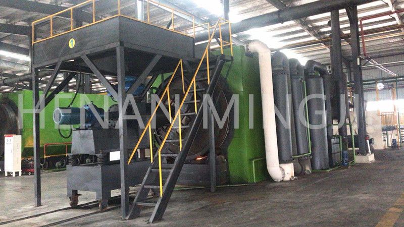 waste tires pyrolysis oil refinery plant