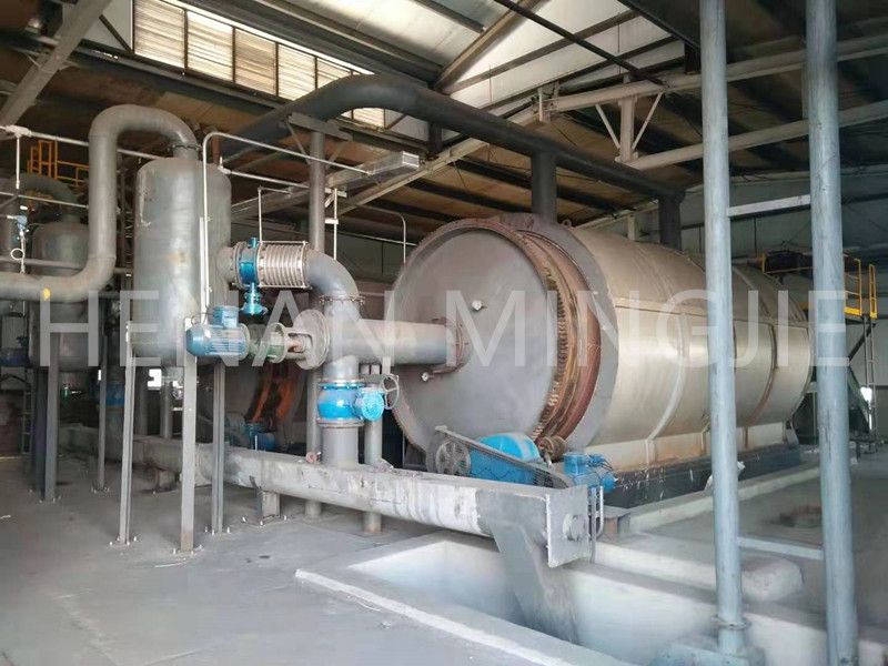 waste tires pyrolysis oil distillation plant