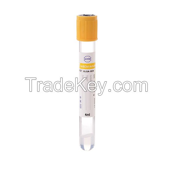 Gel &amp;amp;amp;amp; Clot Activator Vacuum Blood Collection Tube