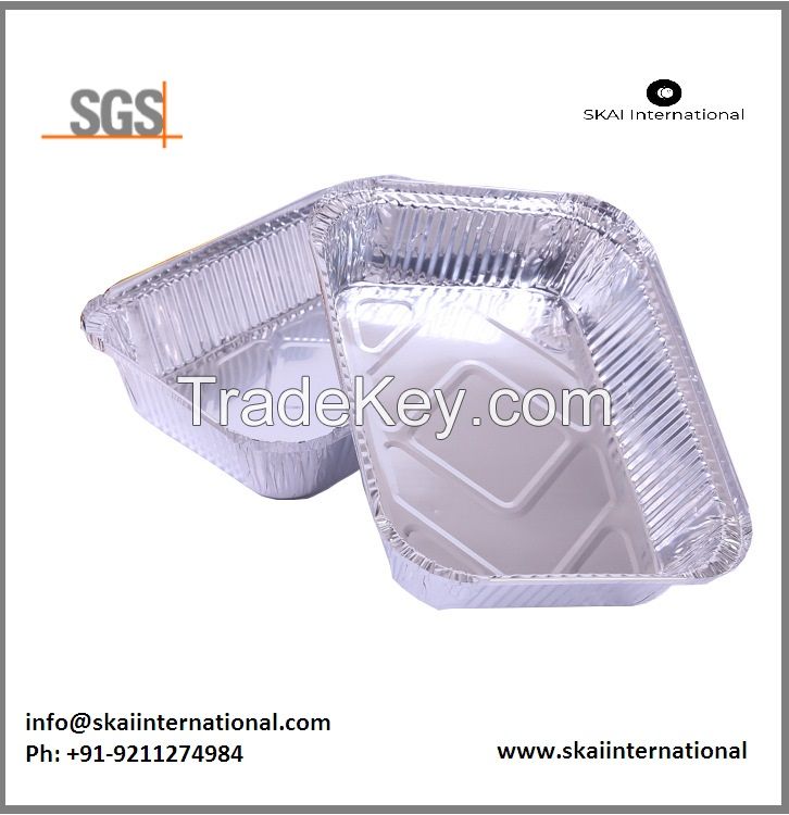 Aluminium Foil Containers for food packaging storing baking