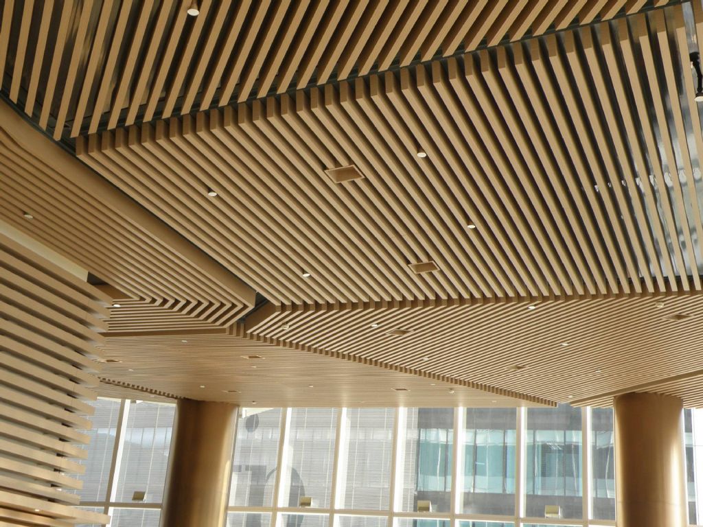 styling designer aluminium square tube ceiling