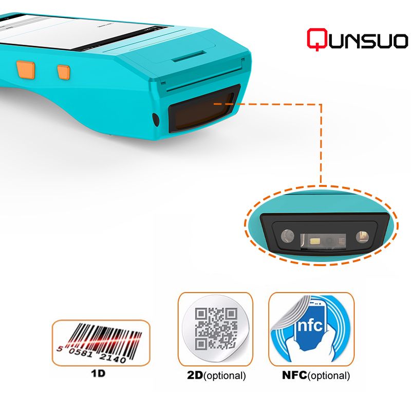 Touch Screen Logistic Machine Rugged Computer Barcode Scanner Android Handheld PDA