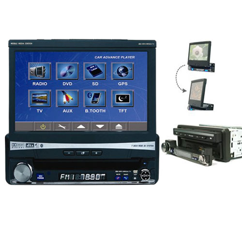 Car DVD Player in-dash 7" TFT Touch screen,TV,SD Card,USB,Bluetooth