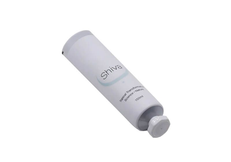 Cosmetic laminated plastic tubes