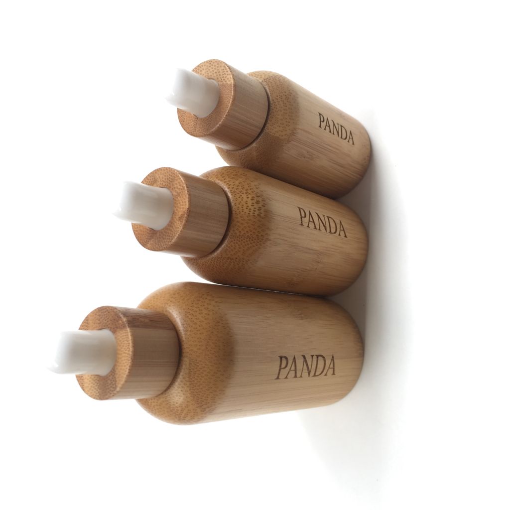 Bamboo dropper bottle