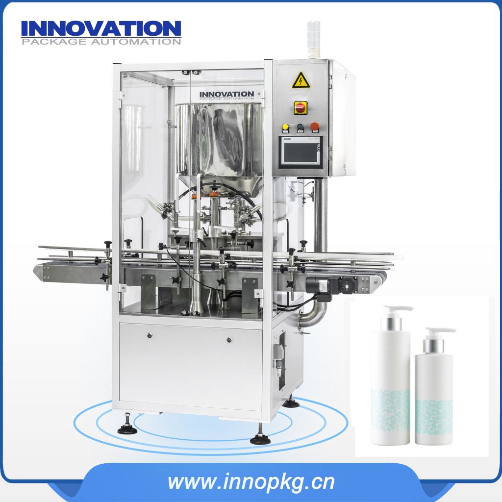 PLC control body lotion making and filling machine 