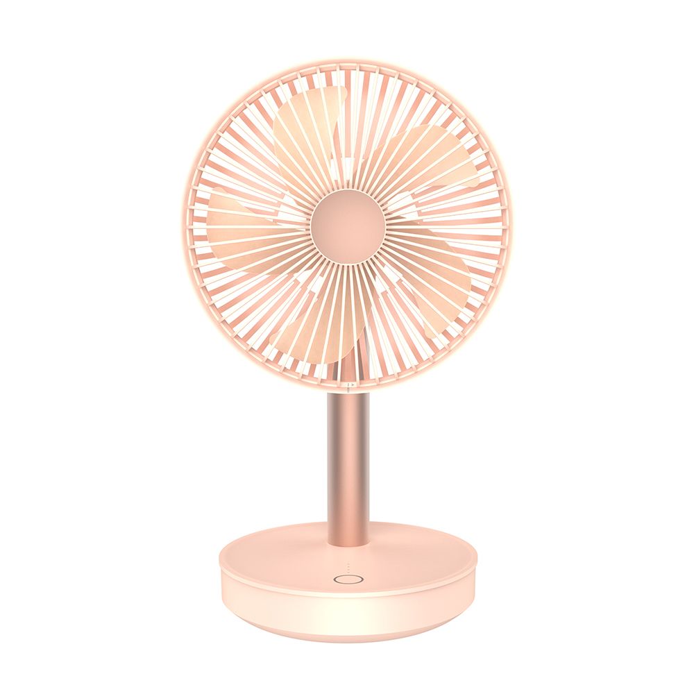 ZW new brand rotatable and angle adjustable standing rechargeable mini portable hand fan