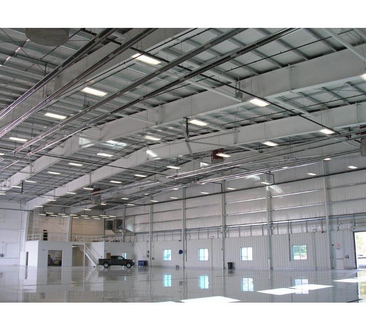 prefab light steel structure high rise large span airplane aircraft helicoppter hangar maintance center