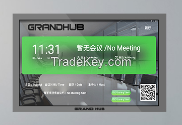 Meeting Conference Touch-Screen Room Reservation Display  