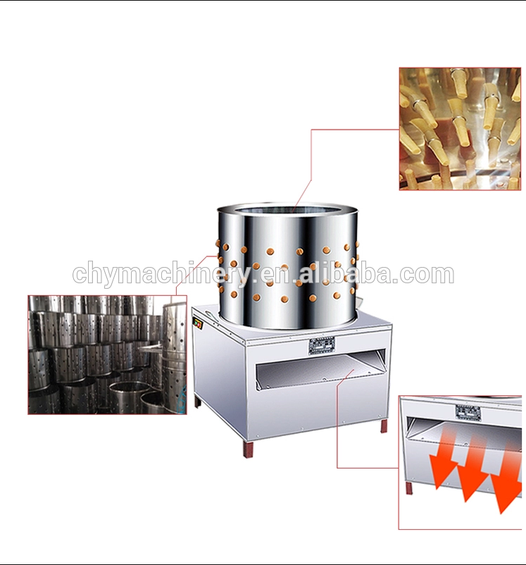 Chicken Plucker / De-feather Machine / Commercial Chicken Poultry Plucker Feather Plucking Hair Removal Machine