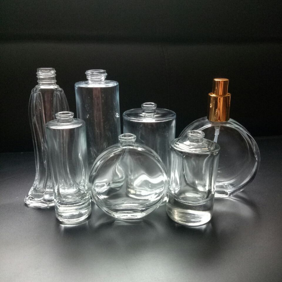 FDA certificate High Quality Clear Glass Perfume Bottle 