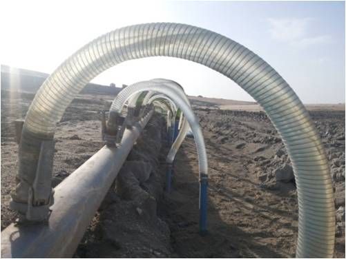 Flexible plastic hose