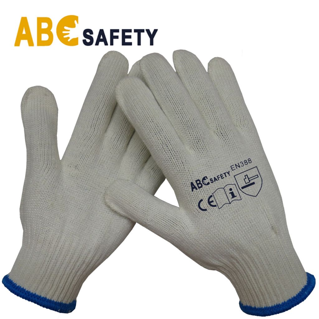 ABC SAFETY 7 Gauge 100% Bleach Acylic Gloves