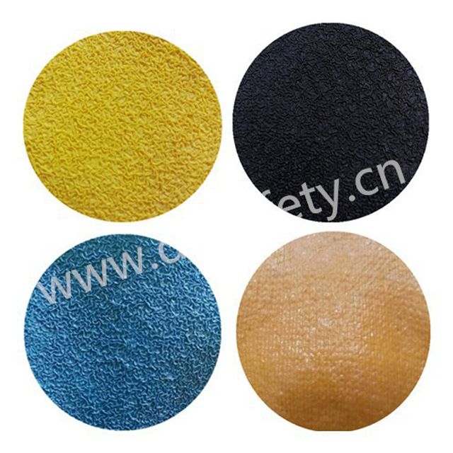 DDSAFETY Wholesale In China Yellow for shell, brown for coating safety working Latex Gloves