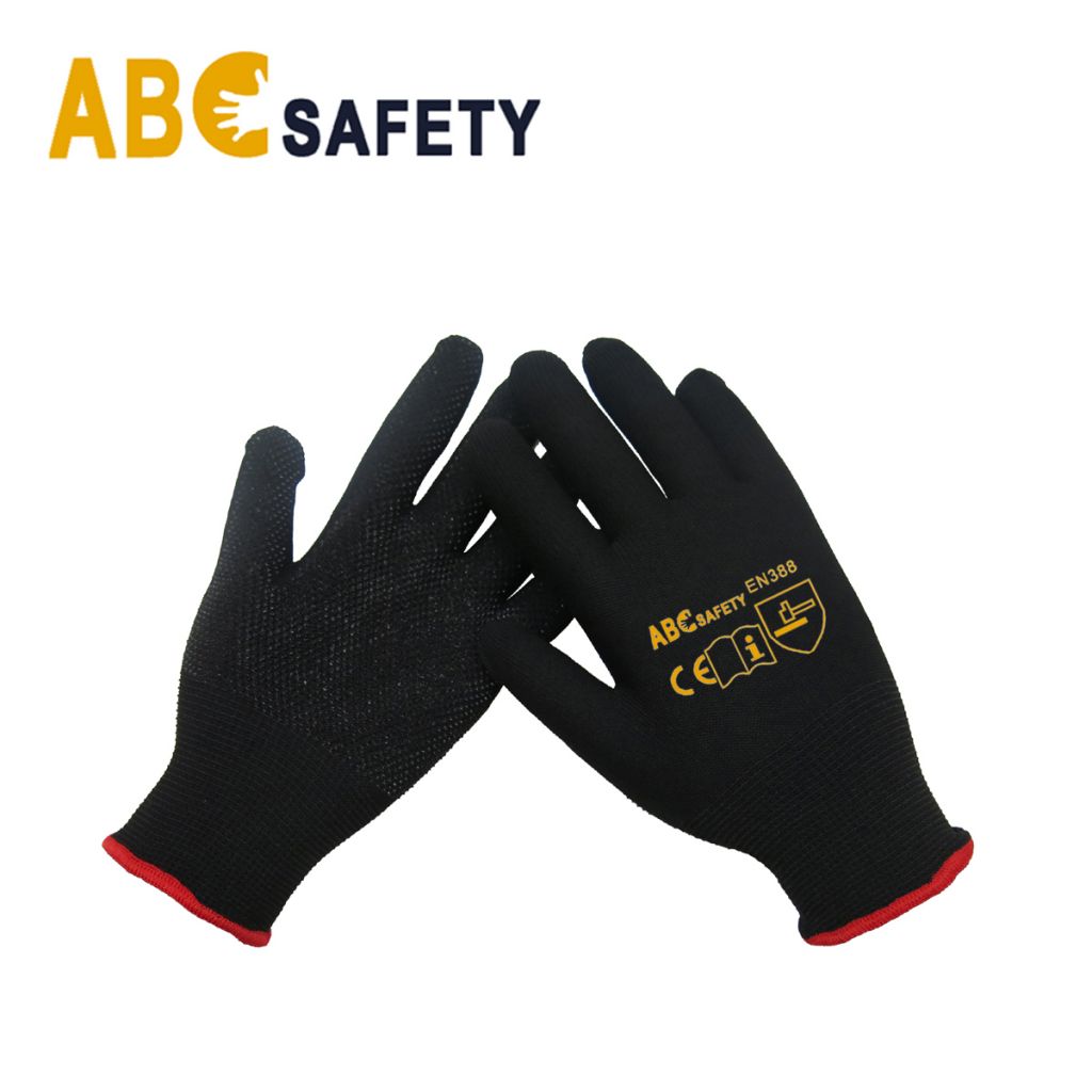 Dispensing Gloves Non-Slip Nylon Thread Elastic Breathable Point Plastic Work Glove