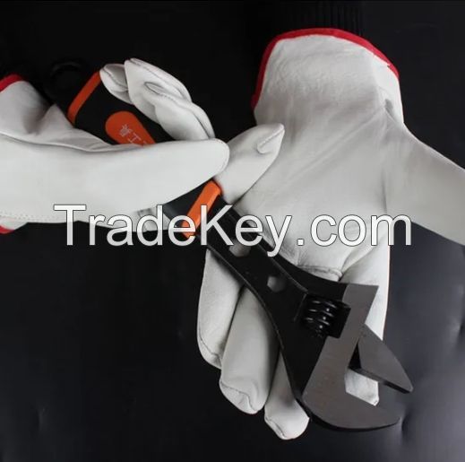 DDsafety export to 77+countries 15+years low-cost manufacturer gloves Cowhide Leather Work Driver Unlined Gloves Powershield Cowhide Leather Work Gloves
